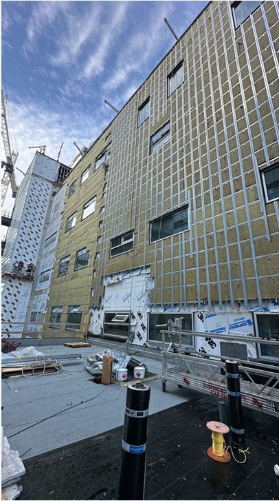 Thermal insulation panel installation